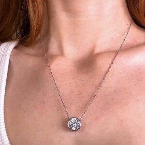 Melinda Maria Mama Baroness Necklace - SILVER - NWT